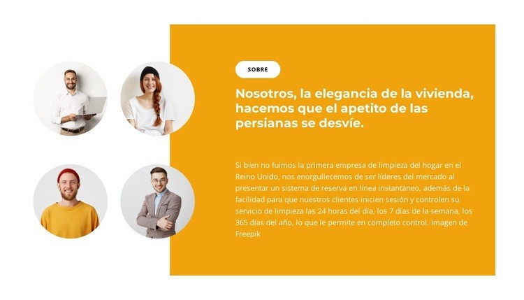 Personal del hotel Plantilla HTML5