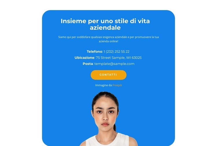 Telefoni e informazioni importanti Progettazione di siti web