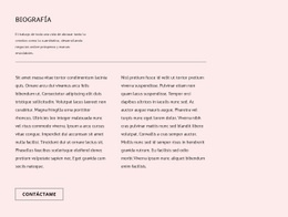 Biografía Plantilla