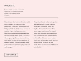 Biografía - Plantilla Joomla Creativa Multipropósito