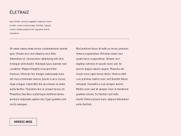 Új Téma A Következőhöz: Életrajz