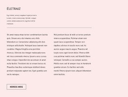 Elrendezési Funkciók A Következőhöz: Életrajz