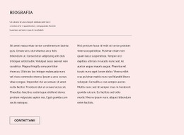 Biografia - Modello HTML5 A Pagina Singola