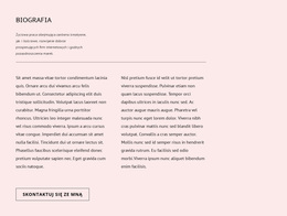 Biografia – Motyw WordPressa