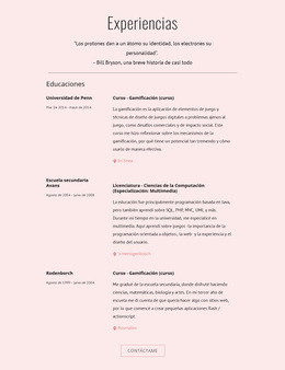 Mis Experiencias - Mejor Tema Gratuito De WordPress