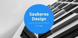 Sauberes Design – Moderne HTML5-Vorlage