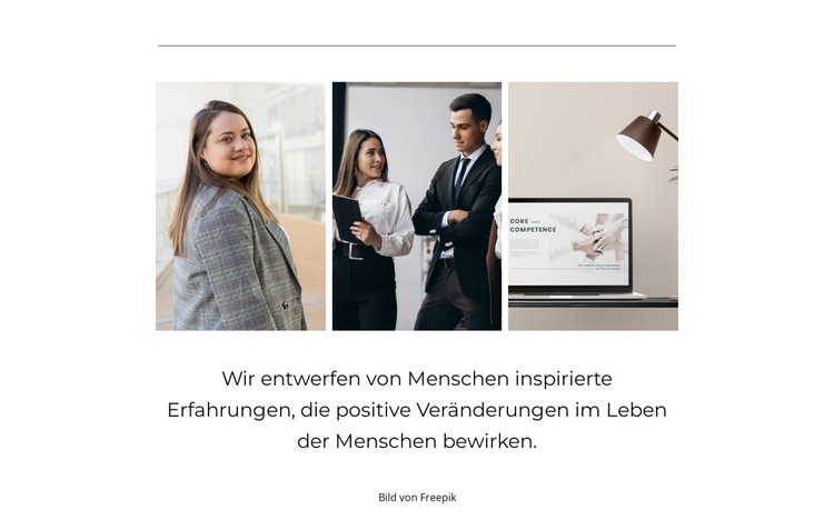 Unser Freiraum Website design