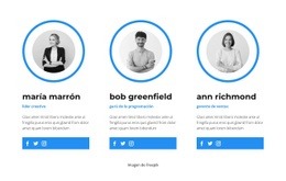 Algunos Miembros Del Equipo - Diseño De Sitio Web Sencillo