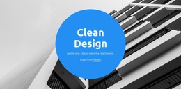 Clean Design - HTML And CSS Template