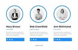 Some Team Members - HTML Page Creator
