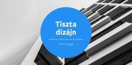 Tiszta Kialakítás HTML5-Sablon