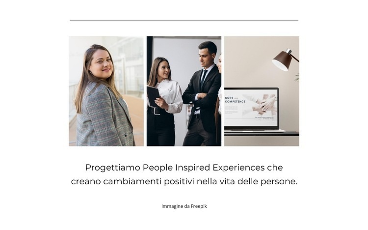 Il nostro spazio aperto Progettazione di siti web