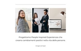 Mockup Di Sito Web Premium Per Il Nostro Spazio Aperto