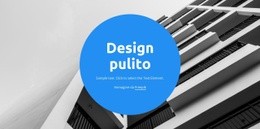 Design Pulito: Modello HTML5 Moderno