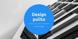 Design Pulito - Modello Multiuso Di Una Pagina