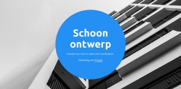 Schoon Ontwerp HTML5-Sjabloon