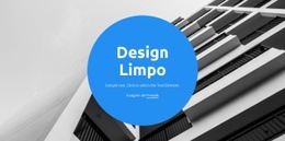 Design Limpo - Modelo Multifuncional De Uma Página