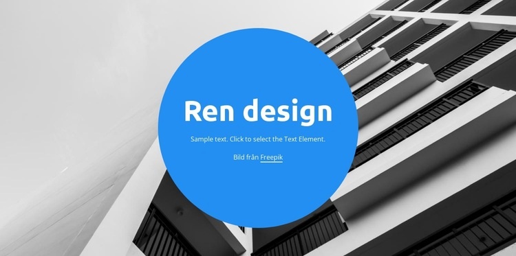 Ren design WordPress -tema