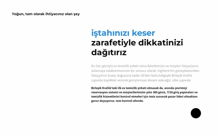 Sana güveniyoruz Html Web Sitesi Oluşturucu