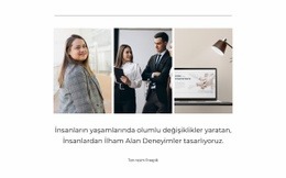 Açık Alanımız Için Duyarlı Web Şablonu