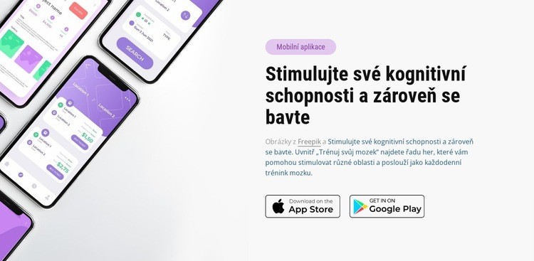 Multiplatformní mobilní aplikace Šablona