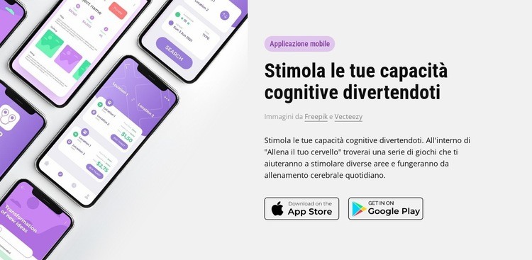 Applicazioni mobili multipiattaforma Progettazione di siti web