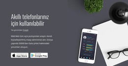 Mobil Uygulamalar - HTML Şablonu Indirme