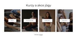 Ukázka Šablony Pro Kurzy A Akce Jógy