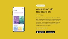 Aplicación De Meditación Plantilla Joomla 2024