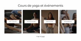 Cours Et Événements De Yoga – Page De Destination