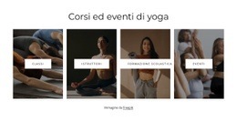 Corsi Ed Eventi Di Yoga - Modelli Di Mockup