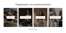 Yogalessen En Evenementen - Webbouwer