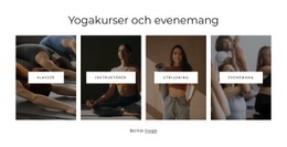 Malldemo För Yogaklasser Och Evenemang