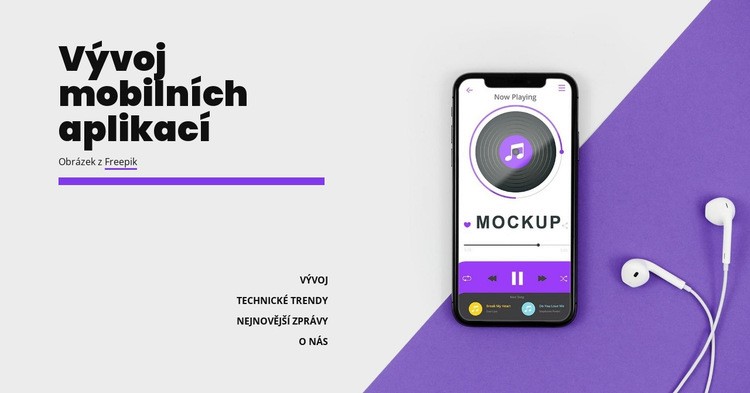 Vývoj mobilních aplikací Téma WordPress