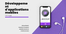 Développement D'Applications Mobole - Conception Simple