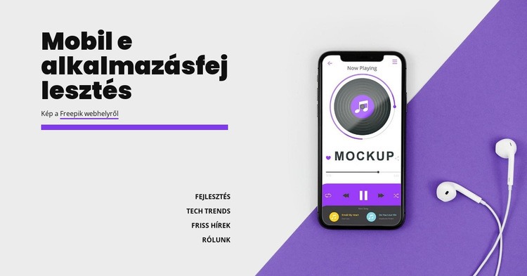 Mobole alkalmazásfejlesztés WordPress Téma