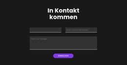 Nehmen Sie Kontakt Mit Dunklem Hintergrund Auf – Kreative Mehrzweck-HTML5-Vorlage