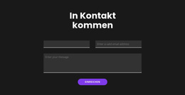 Nehmen Sie Kontakt Mit Dunklem Hintergrund Auf – Anpassbares, Professionelles WordPress-Theme