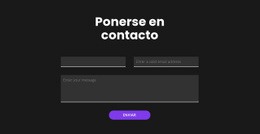 Ponte En Contacto Con El Fondo Oscuro - Página De Inicio De Descarga Gratuita