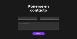 Ponte En Contacto Con El Fondo Oscuro - Plantilla De Comercio Electrónico Joomla