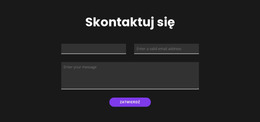Skontaktuj Się Z Ciemnym Tłem - Szablon Sklepu Internetowego Joomla