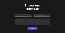 Entre Em Contato Com Fundo Escuro - Tema WordPress Profissional Personalizável