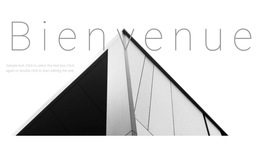 Bienvenue Au Studio - Maquette De Site Web Polyvalente