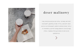 Funkcjonalność Układu Motywu Dla Nowy Deser Malinowy