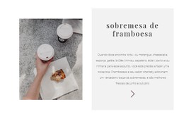 HTML5 Grátis Para Nova Sobremesa De Framboesa