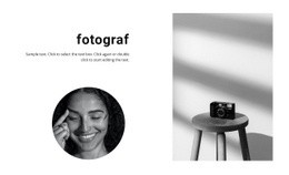 Nejlepší Fotograf – Bezplatný Motiv WordPress