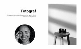 Site-Vorlage Für Der Beste Fotograf