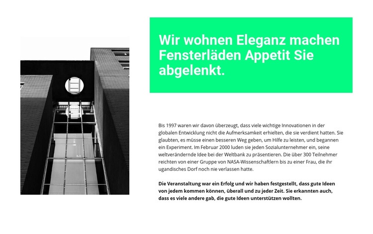 Traditionen im Bauwesen Landing Page