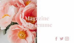 Le Magazine De La Meilleure Femme - Conception De Sites Web De Téléchargement Gratuit