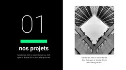 C'Est Nos Projets - Modèle HTML